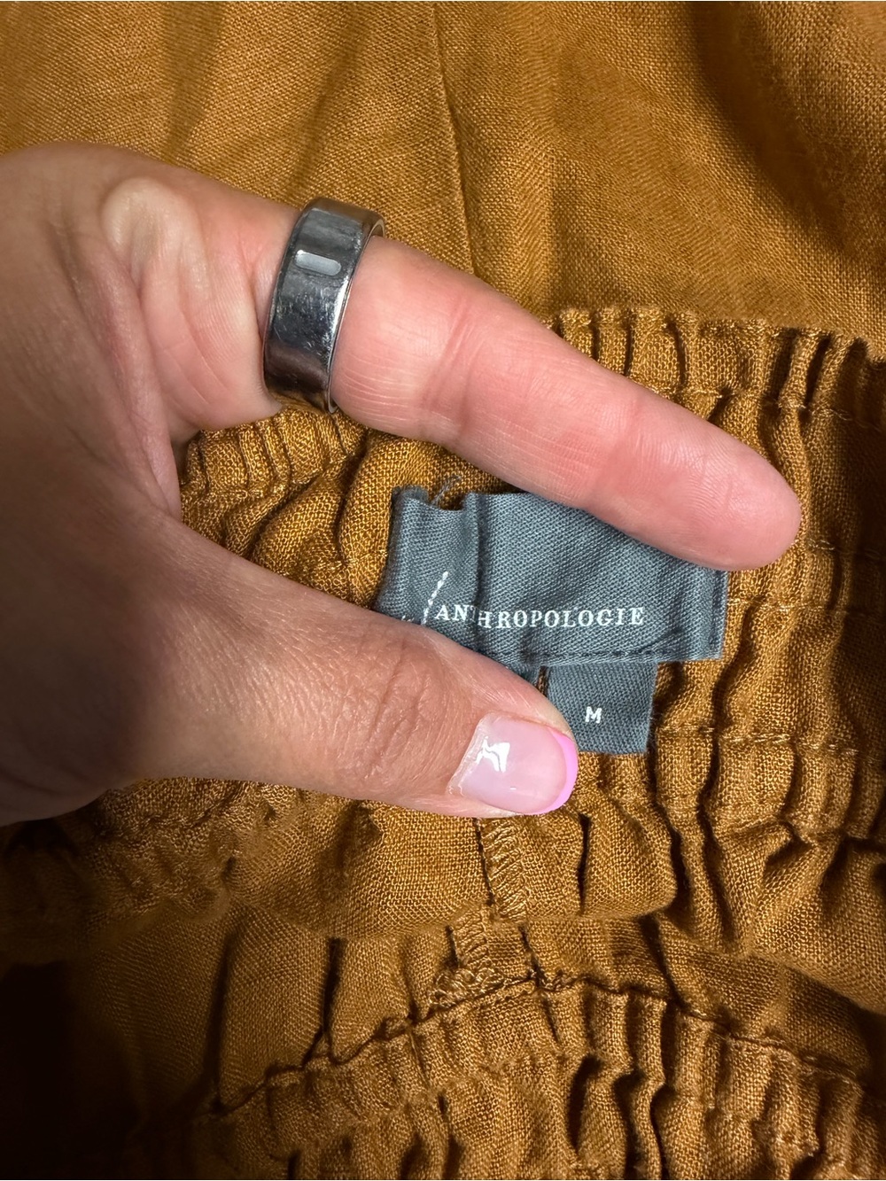 Linen wide leg pants - Picture 4 of 5